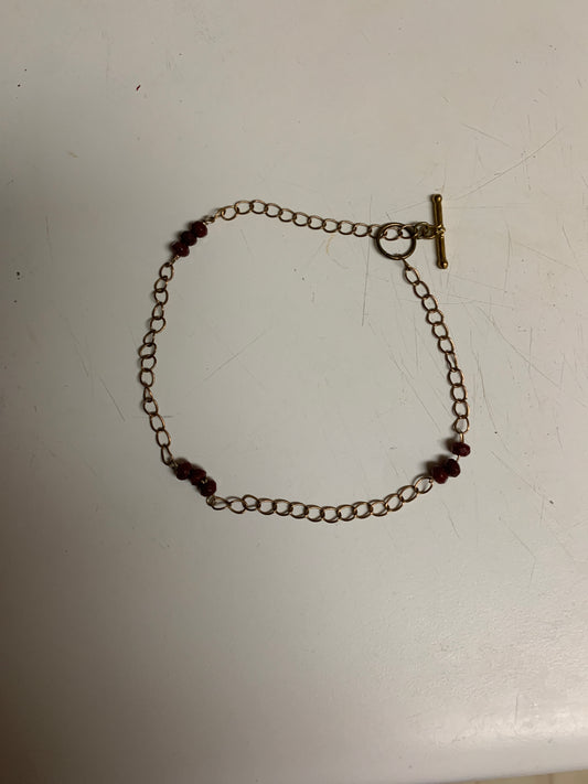 Ruby Ankle Bracelet